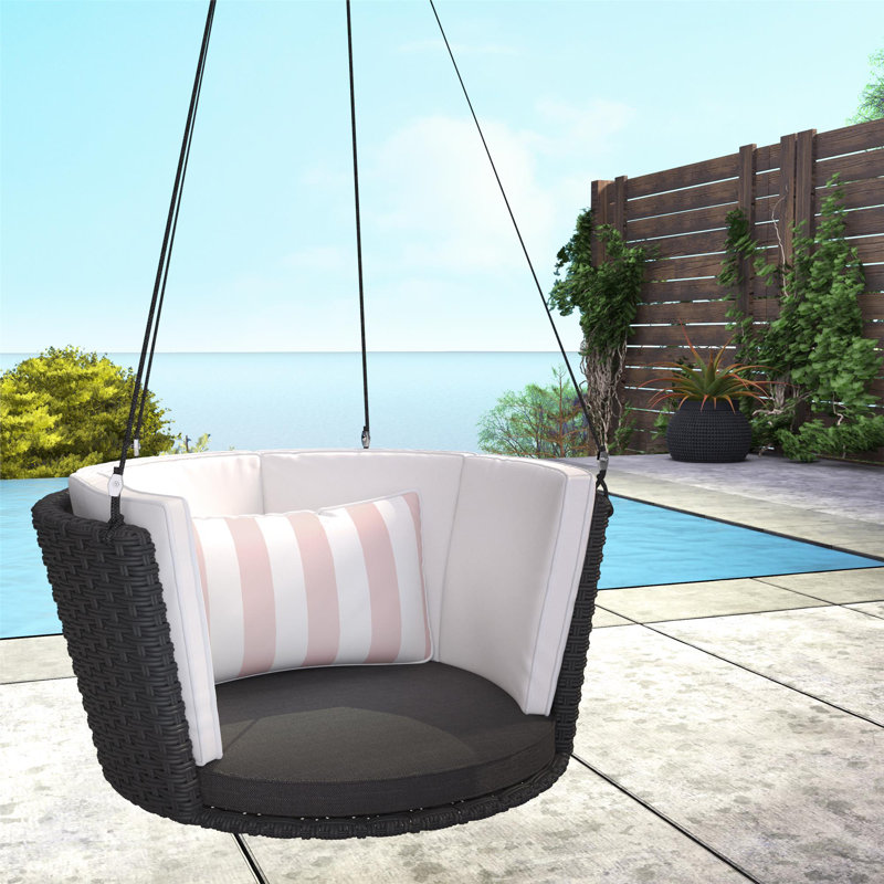 Novogratz Sally Patio Hanging Porch Swing & Reviews Wayfair
